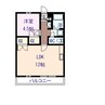 アース 1LDKの間取り