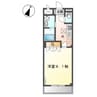 サントレノ 1Kの間取り
