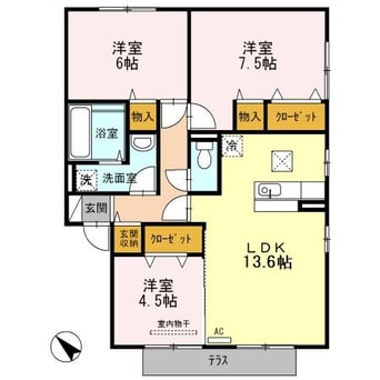 間取図 グランドール C