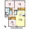 グランドール C 3LDKの間取り