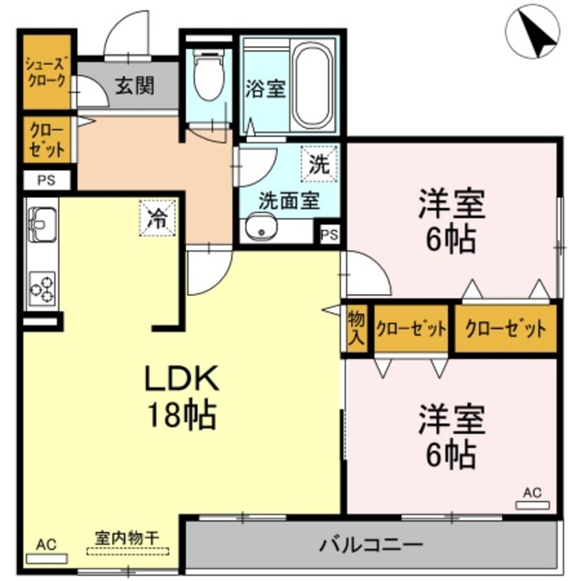 間取図 サンモール東川口　A棟
