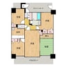 サンシティ道三町 4LDKの間取り