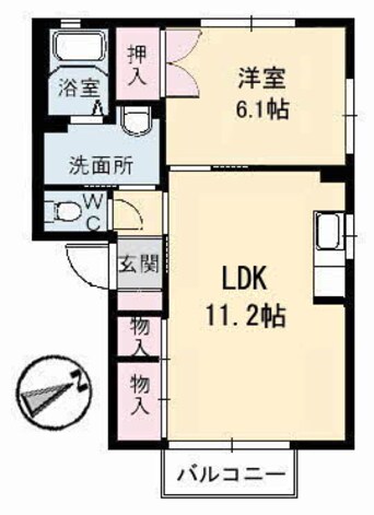 間取図 クレスト21A棟