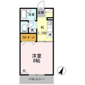 コーポラスグリーンD棟の間取図