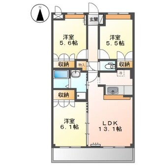 間取図 カサルビア