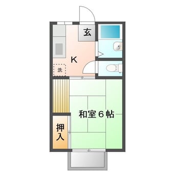 間取図 パナハイツクラタＢ