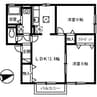 セジュールブランシェ 2LDKの間取り