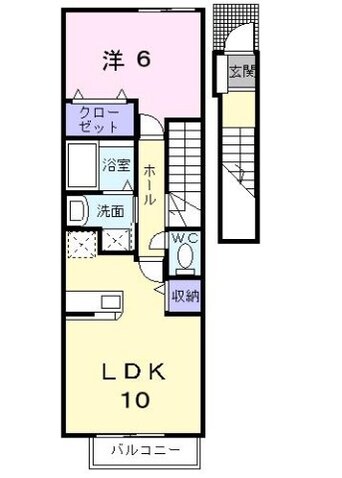 間取図 スティブル備後Ｂ