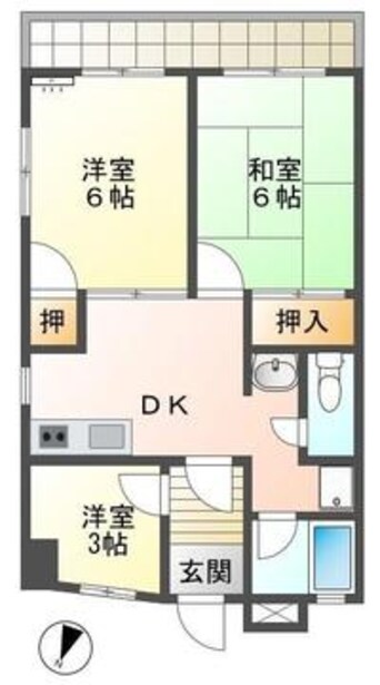 間取図 花園ハイツ