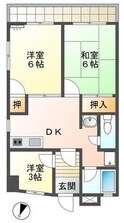 花園ハイツの間取図