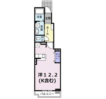間取図 ヴァンヴェールＢ