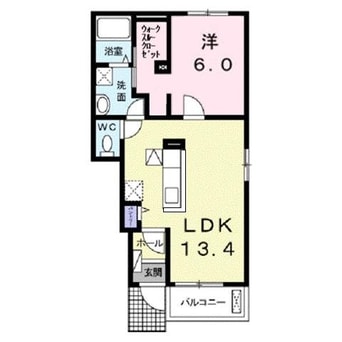間取図 メロウＢ