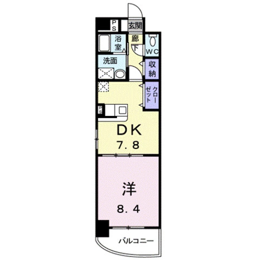 間取図 ドミール蔵王