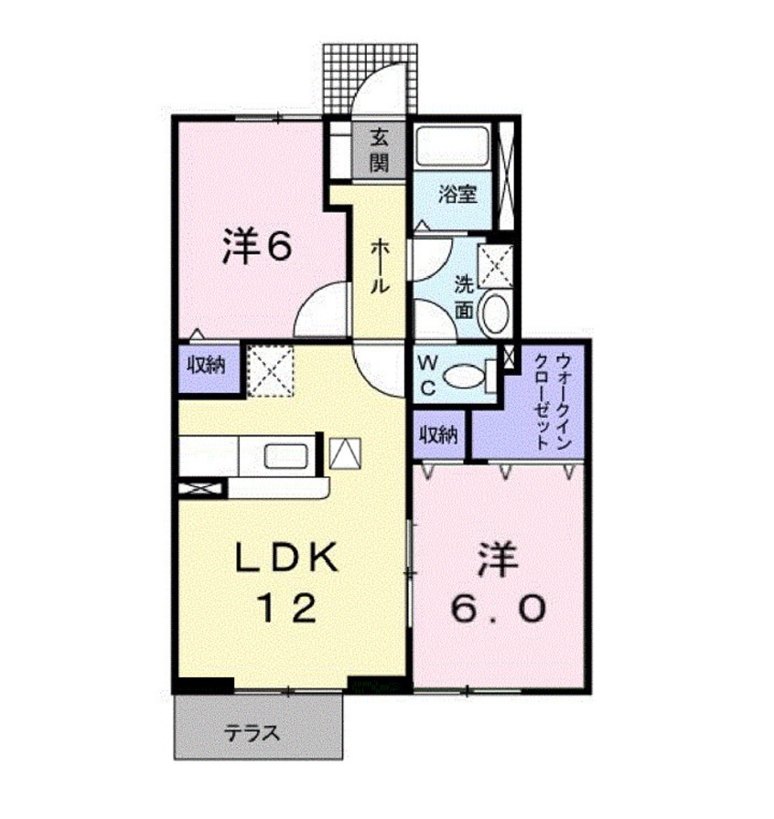 間取図 フォンテーヌＣ