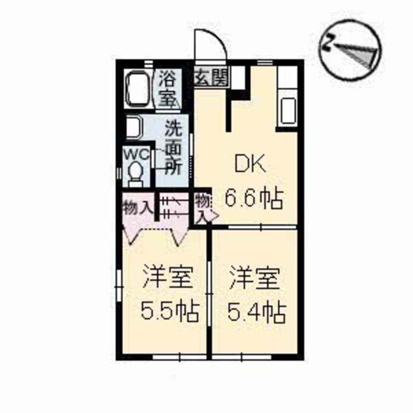 間取図 グランドール赤坂
