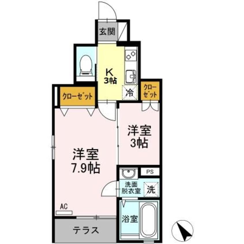 間取図 パインツリー A棟