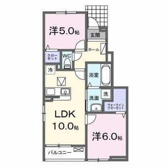 間取図 ロイセレストＢ
