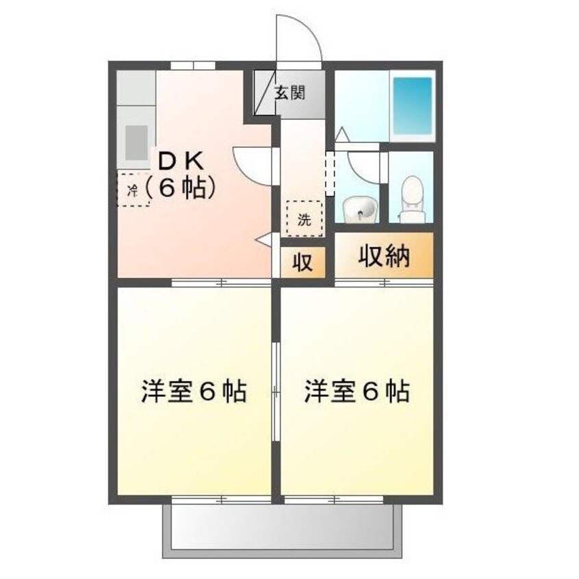 間取図 ファミール蔵王