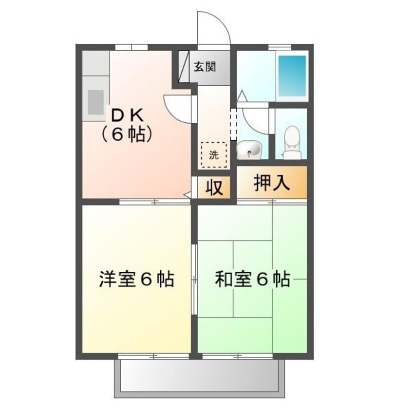 間取図 レイクサイド黄葉