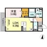 D-room今町 1LDKの間取り