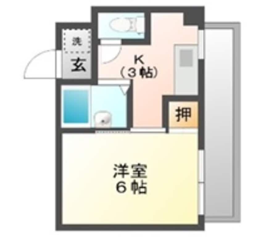 間取図 レイクス尾道ビルⅡ