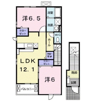 間取図 ラ・カーサ・ヴェントＡ