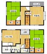藤井住宅（東川口） 3DKの間取り