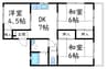 サンシャインセラ 3DKの間取り