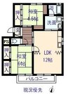 コーポNEWナガタ 2LDKの間取り