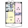 ヴェルドミールＳ 2LDKの間取り