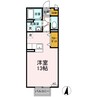 ソレイユ引野 1Rの間取り