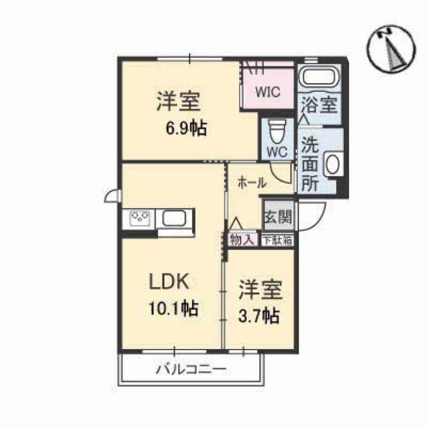 間取図 グロリアス