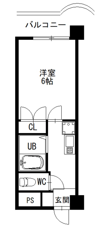 間取図 プリメゾン福山木之庄