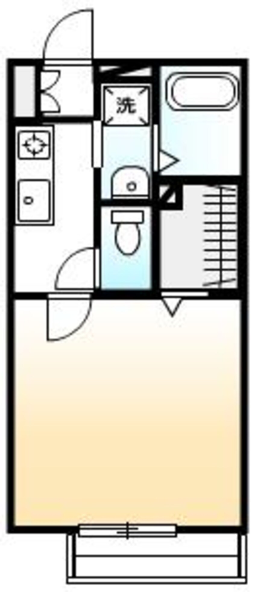 間取図 エステート　ユリA