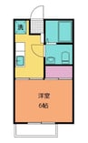 サンライフ三成ヶ丘 1Kの間取り