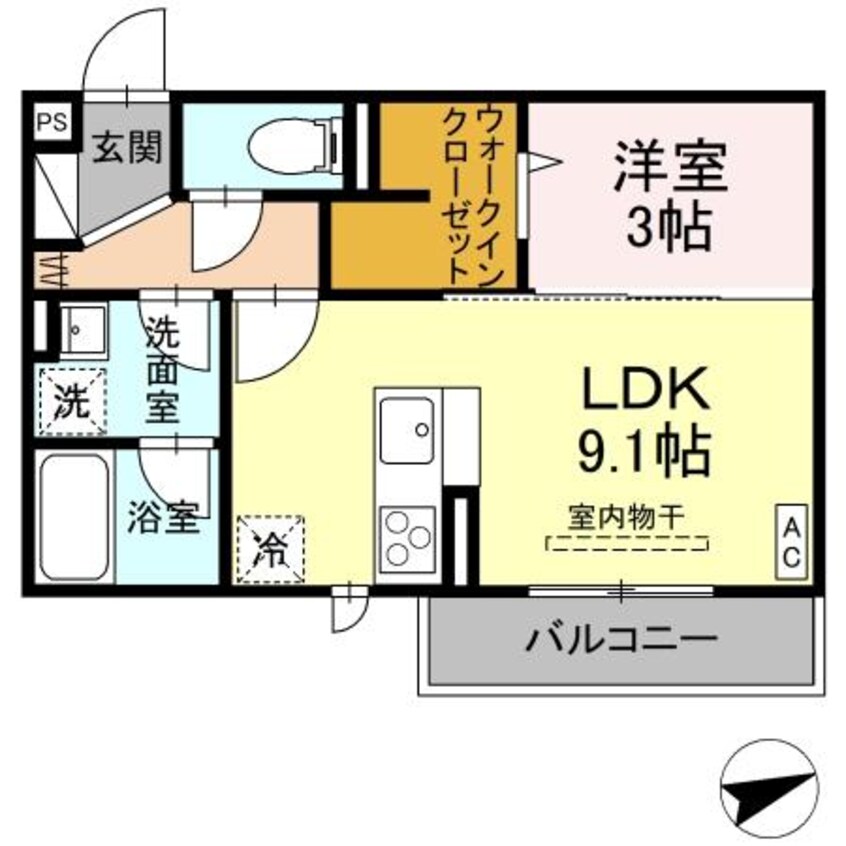 間取図 サントピア新涯Ⅱ