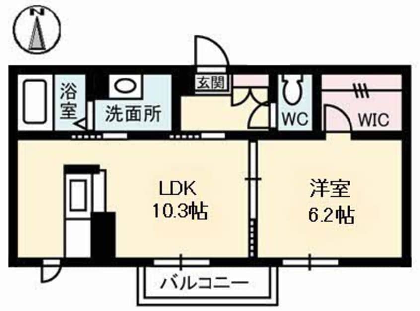 間取図 プランドール f