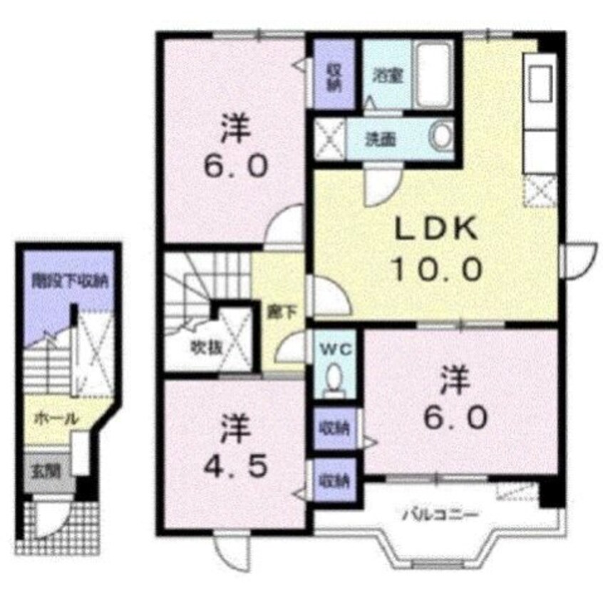 間取図 サンハイムＣ