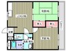 サン・オーレ新涯 2DKの間取り