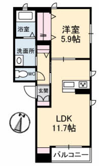 間取図 グランベレオ手城