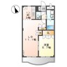 ガーデンハイム参番館 1LDKの間取り
