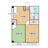 エルディム希望 2DKの間取り