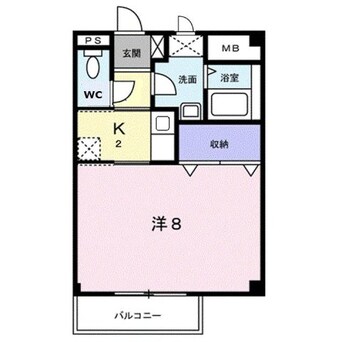 間取図 プチ．クリスタル南