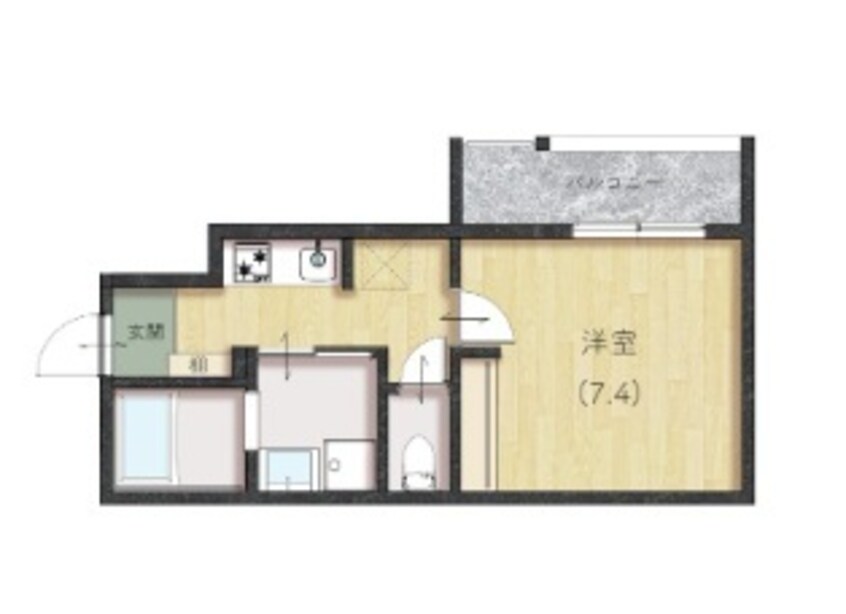 間取図 Comfort三吉南