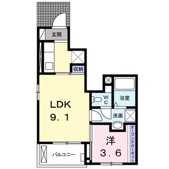 間取図 ライトスプリングＡ