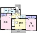レジデンス　ミモザの間取図