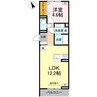 D-residence東川口N 1LDKの間取り