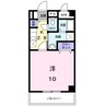 ドミールソレイユ 1Kの間取り