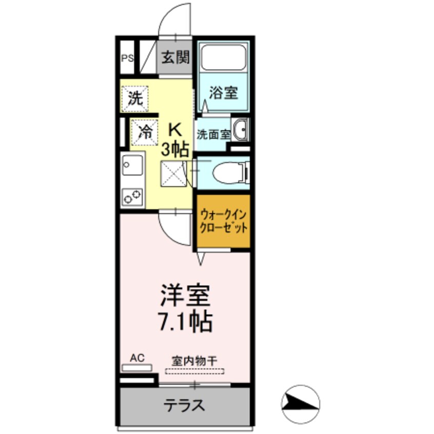 間取図 メゾン・ド・キャトルⅦ
