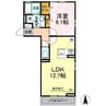 アイリス 1LDKの間取り